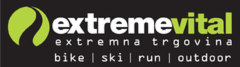 extremevital extremna trgovina bike ski run outdoor Logo (EUIPO, 01/17/2018)