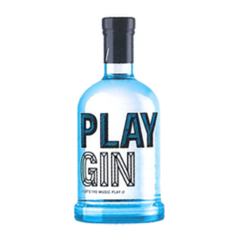 PLAY GIN LET´S THE MUSIC PLAY Logo (EUIPO, 07/11/2018)