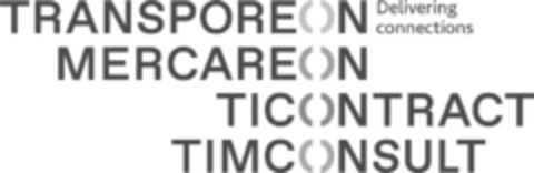 TRANSPOREON MERCAREON TICONTRACT TIMCONSULT Delivering connections Logo (EUIPO, 03.06.2019)