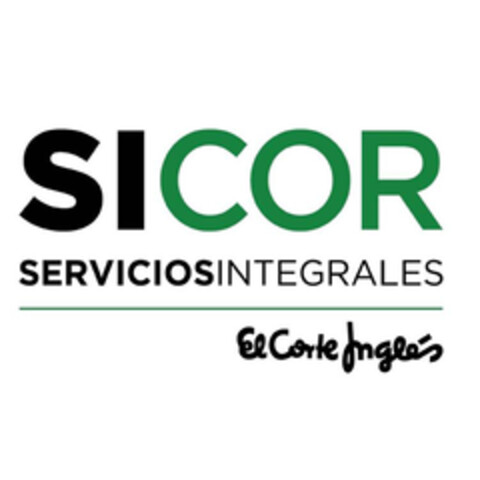 SICOR SERVICIOS INTEGRALES EL CORTE INGLES Logo (EUIPO, 04.08.2020)
