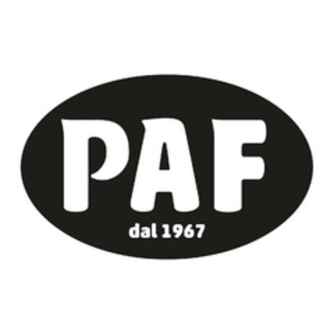 PAF dal 1967 Logo (EUIPO, 23.12.2020)