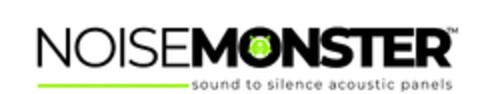 NOISEMONSTER sound to silence acoustic panels Logo (EUIPO, 06/02/2024)