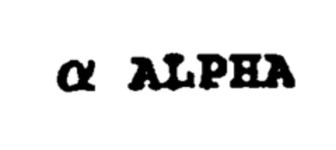 ALPHA Logo (EUIPO, 04/01/1996)