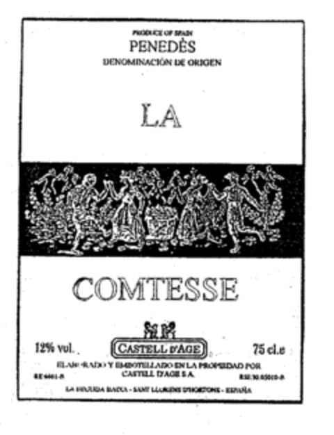 LA COMTESSE Logo (EUIPO, 27.11.1996)