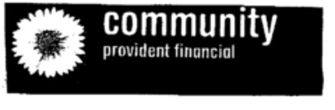 community provident financial Logo (EUIPO, 03/09/2000)