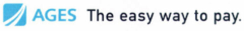 AGES The easy way to pay. Logo (EUIPO, 18.12.2000)