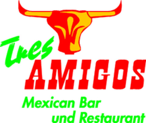 Tres AMIGOS Mexican Bar und Restaurant Logo (EUIPO, 22.03.2004)