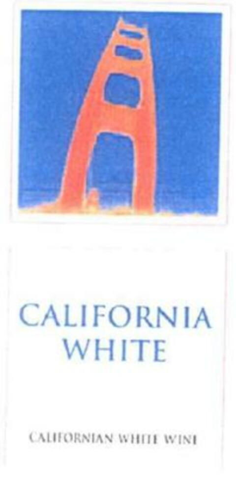 CALIFORNIA WHITE CALIFORNIAN WHITE WINE Logo (EUIPO, 01/12/2007)