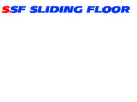 SSF SLIDING FLOOR Logo (EUIPO, 20.07.2007)