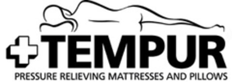 +TEMPUR PRESSURE RELIEVING MATTRESSES AND PILLOWS Logo (EUIPO, 09/12/2007)