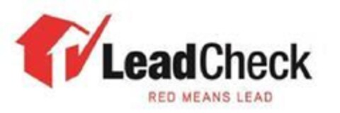 LEADCHECK RED MEANS LEAD Logo (EUIPO, 09/15/2010)