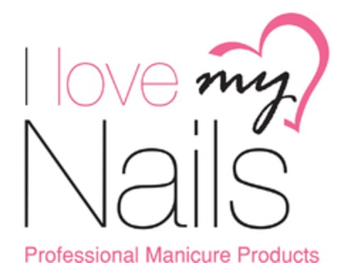 I love my Nails
professional manicure products Logo (EUIPO, 15.07.2011)