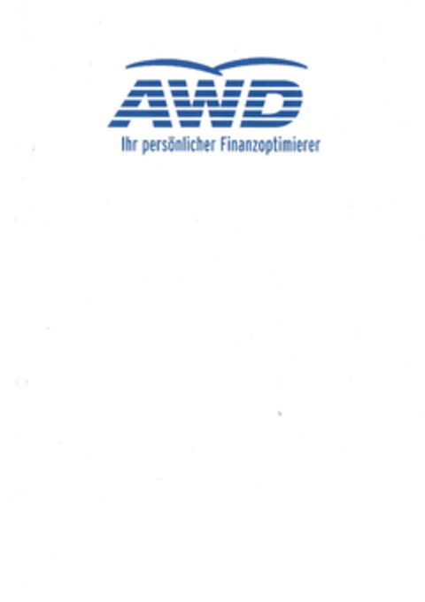 AWD Ihr persönlicher Finanzoptimierer Logo (EUIPO, 07/10/2012)