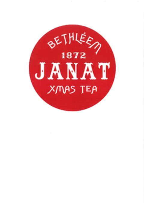 BETHLEEM 1872 JANAT XMAS TEA Logo (EUIPO, 11/28/2012)