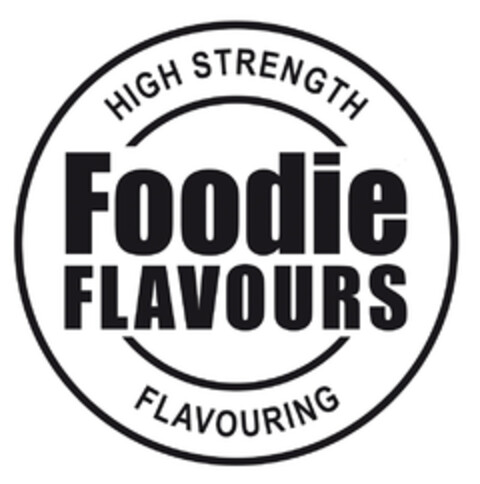 High Strength Foodie Flavours Flavouring Logo (EUIPO, 06/18/2014)