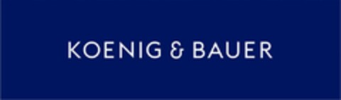 KOENIG & BAUER Logo (EUIPO, 02.02.2018)