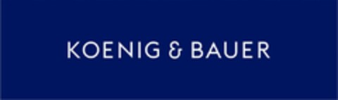 KOENIG & BAUER Logo (EUIPO, 02/02/2018)