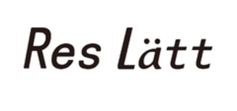 Res Lätt Logo (EUIPO, 06.02.2018)