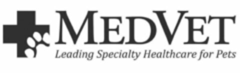 MEDVET LEADING SPECIALTY HEALTHCARE FOR PETS Logo (EUIPO, 13.12.2018)
