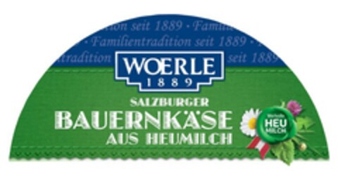 WOERLE 1889 SALZBURGER BAUERNKÄSE AUS HEUMILCH Logo (EUIPO, 01.04.2020)