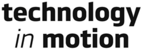 technology in motion Logo (EUIPO, 14.05.2020)