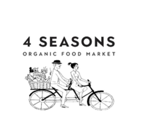 4 SEASONS ORGANIC FOOD MARKET Logo (EUIPO, 08.02.2021)