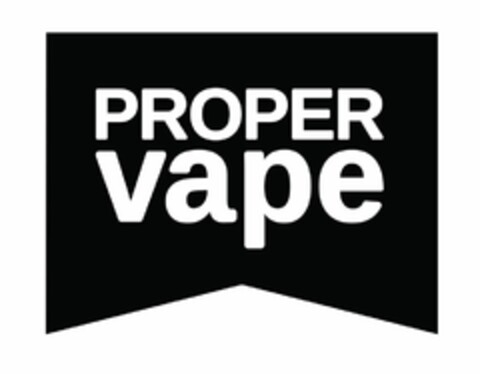 PROPER VAPE Logo (EUIPO, 06.09.2021)