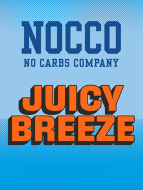 NOCCO NO CARBS COMPANY JUICY BREEZE Logo (EUIPO, 21.06.2022)