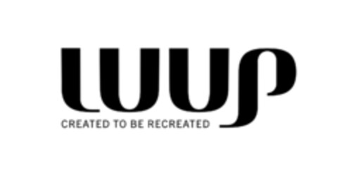 LUUP CREATED TO BE RECREATED Logo (EUIPO, 07.10.2022)