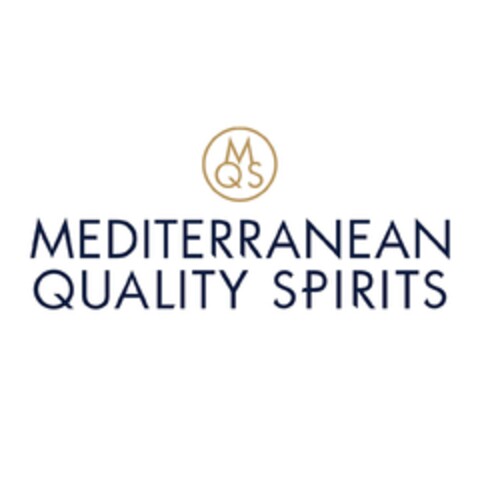 MQS MEDITERRANEAN QUALITY SPIRITS Logo (EUIPO, 04.01.2023)