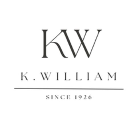 KW K. WILLIAM SINCE 1926 Logo (EUIPO, 07.06.2024)