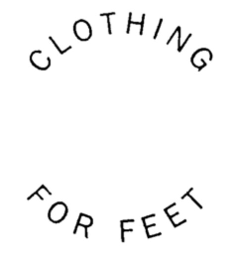 CLOTHING FOR FEET Logo (EUIPO, 13.12.1996)