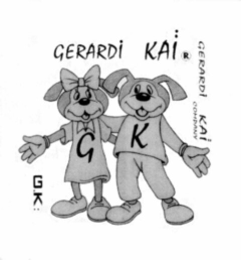 GERARDI KAI GERARDI KAI COMPANY G K G K Logo (EUIPO, 05.12.1997)