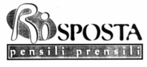 RISPOSTA pensili prensili Logo (EUIPO, 12.03.1998)