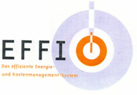 EFFI Das effiziente Energie- und Kostenmanagement-System Logo (EUIPO, 17.08.1998)