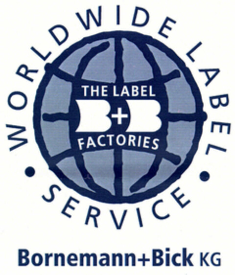 WORLDWIDE LABEL SERVICE THE LABEL FACTORIES B+B Bornemann + Bick KG Logo (EUIPO, 30.11.1999)