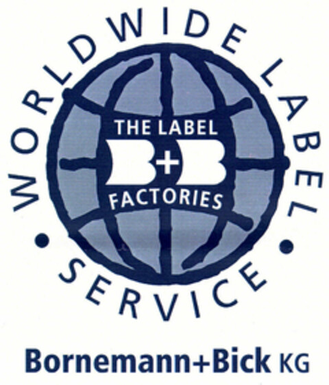 WORLDWIDE LABEL SERVICE THE LABEL FACTORIES B+B Bornemann + Bick KG Logo (EUIPO, 11/30/1999)