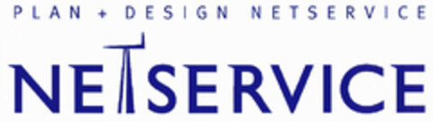 PLAN + DESIGN NETSERVICE NETSERVICE Logo (EUIPO, 10/13/2000)