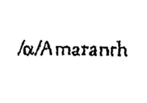 a Amaranth Logo (EUIPO, 08.09.2003)