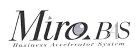 Miro.BAS Business Accelerator System Logo (EUIPO, 29.10.2003)