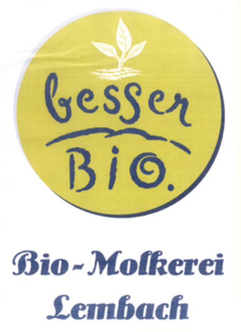 besser BIO. Bio-Molkerei Lembach Logo (EUIPO, 30.01.2008)