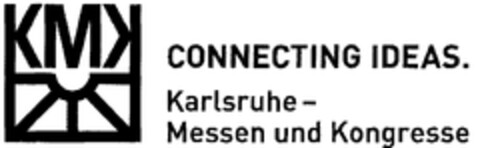 KMK CONNECTING IDEAS. Karlsruhe-Messen und Kongresse Logo (EUIPO, 07.11.2007)