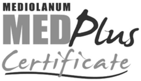 MEDIOLANUM MEDPlus Certificate Logo (EUIPO, 11/26/2009)