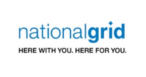 nationalgrid HERE WITH YOU. HERE FOR YOU. Logo (EUIPO, 13.03.2012)