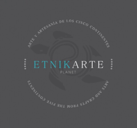 ETNIKARTE PLANET ARTE Y ARTESANIA DE LOS CINCO CONTINENTES ARTS AND CRAFTS FROM THE FIVE CONTINENTS Logo (EUIPO, 12.02.2014)