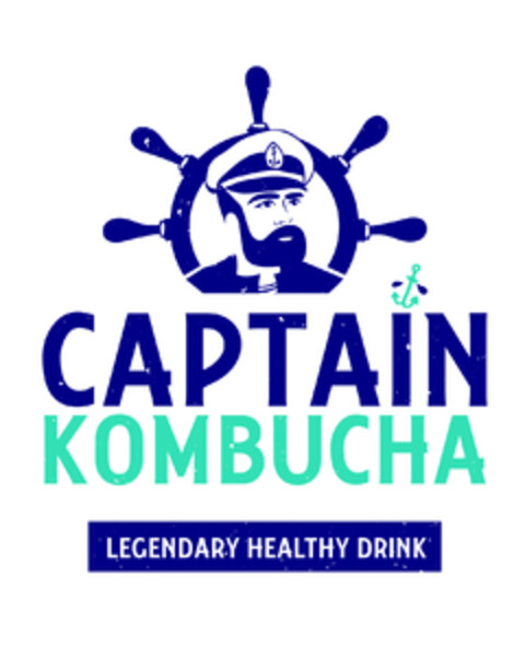 CAPTAIN KOMBUCHA LEGENDARY HEALTHY DRINK Logo (EUIPO, 17.03.2016)