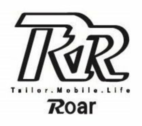 RR ROAR TAILOR. MOBILE. LIFE Logo (EUIPO, 04/03/2016)