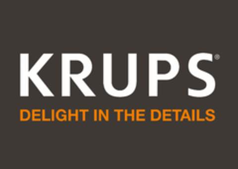 KRUPS DELIGHT IN THE DETAILS Logo (EUIPO, 09.02.2017)