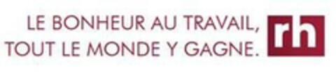LE BONHEUR AU TRAVAIL, TOUT LE MONDE Y GAGNE. rh Logo (EUIPO, 28.04.2017)
