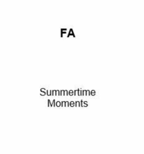 FA Summertime Moments Logo (EUIPO, 18.07.2017)